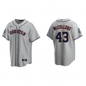 Lance McCullers Houston Astros Gray 2022 World Series Road Replica Jersey