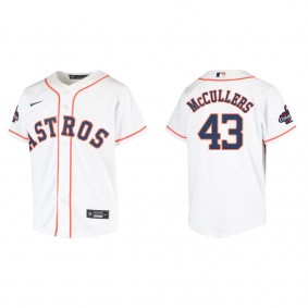 Lance McCullers Youth Houston Astros White 2022 World Series Champions Home Replica Jersey