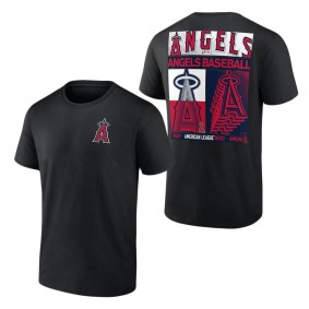 Men's Los Angeles Angels Fanatics Branded Black In Good Graces T-Shirt
