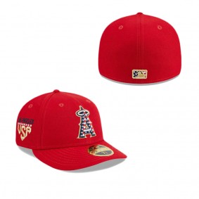 Los Angeles Angels Independence Day 2023 Low Profile 59FIFTY Fitted Hat