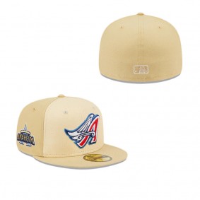 Los Angeles Angels Raffia Front 59FIFTY Fitted Hat