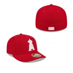 Men's Los Angeles Angels Red 2024 Mother's Day Low Profile 59FIFTY Fitted Hat