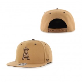 Men's Los Angeles Angels Toffee Captain Snapback Hat