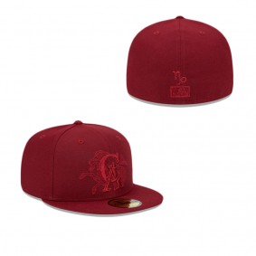 Los Angeles Angels Zodiac 59FIFTY Fitted Hat