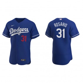 Men's Los Angeles Dodgers Amed Rosario Royal Authentic Alternate Jersey