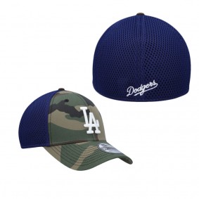 Men's Los Angeles Dodgers Camo Team Neo 39THIRTY Flex Hat
