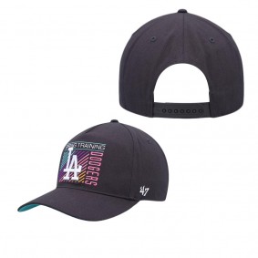 Men's Los Angeles Dodgers Charcoal 2023 Spring Training Reflex Hitch Snapback Hat