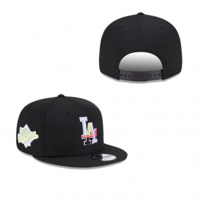 Los Angeles Dodgers Colorpack Black 9FIFTY Snapback Hat