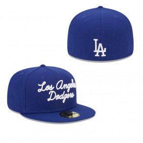 Los Angeles Dodgers Fairway Script 59FIFTY Fitted Hat