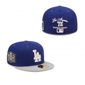 Los Angeles Dodgers Letterman 59FIFTY Fitted Hat