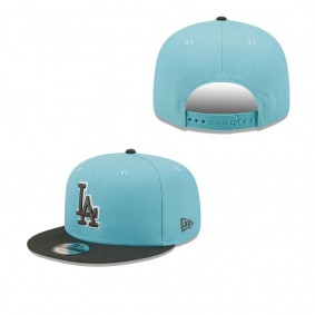 Men's Los Angeles Dodgers Light Blue Charcoal Color Pack Two-Tone 9FIFTY Snapback Hat