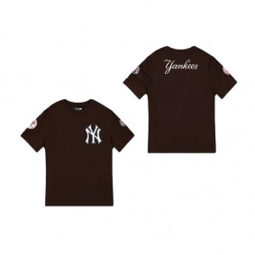 Los Angeles Dodgers Logo Select Color Flip Brown T-Shirt