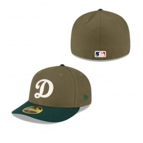 Los Angeles Dodgers Olive Low Profile 59FIFTY Fitted Hat