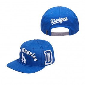 Men's Los Angeles Dodgers Pro Standard Royal 2020 World Series Old English Snapback Hat