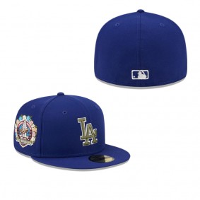 Men's Los Angeles Dodgers Royal 60th Anniversary Spring Training Botanical 59FIFTY Fitted Hat