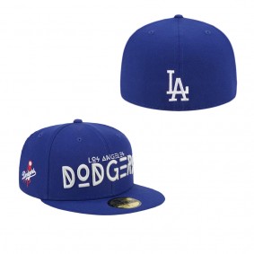 Men's Los Angeles Dodgers Royal Geo 59FIFTY Fitted Hat