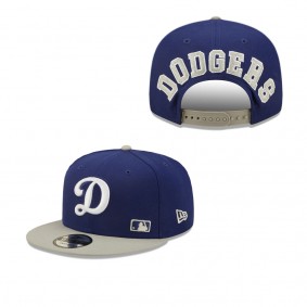 Men's Los Angeles Dodgers Royal Gray Flawless 9FIFTY Snapback Hat