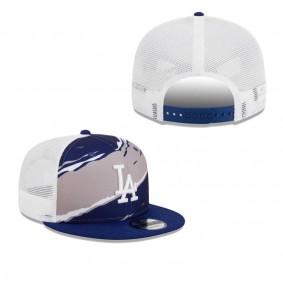 Men's Los Angeles Dodgers Royal Tear Trucker 9FIFTY Snapback Hat