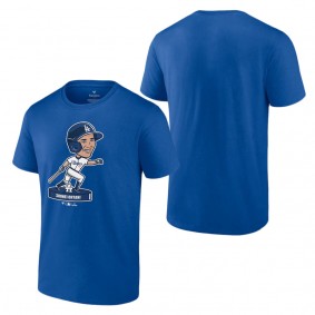 Men's Los Angeles Dodgers Shohei Ohtani Royal Bobblehead T-Shirt
