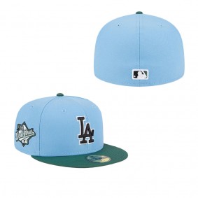 Men's Los Angeles Dodgers Sky Blue Cilantro 1988 World Series 59FIFTY Fitted Hat