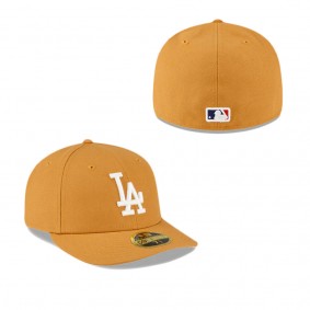 Los Angeles Dodgers Taupe Low Profile 59FIFTY Fitted Hat