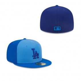 Los Angeles Dodgers Tri-Tone Team 59FIFTY Fitted Hat