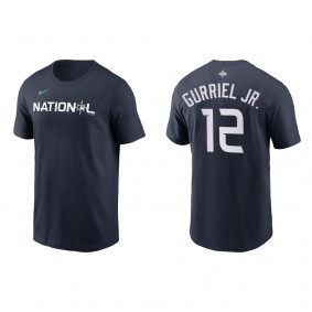 Lourdes Gurriel Jr. National League Navy 2023 MLB All-Star Game Name & Number T-Shirt