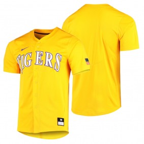 LSU Tigers Gold Vapor Untouchable Elite Baseball Jersey