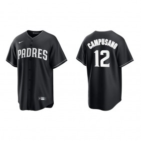 Padres Luis Campusano Black White Replica Official Jersey