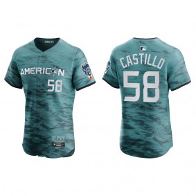 Luis Castillo American League Teal 2023 MLB All-Star Game Vapor Premier Elite Jersey