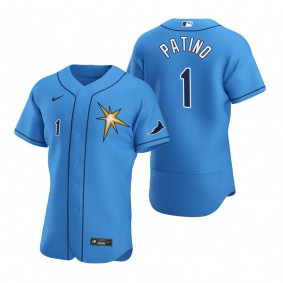 Men's Tampa Bay Rays Luis Patino Light Blue Authentic Alternate Jersey