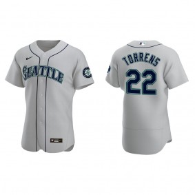 Luis Torrens Seattle Mariners Gray Alternate Authentic Jersey