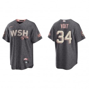 Nationals Luke Voit Gray 2022 City Connect Replica Jersey
