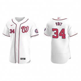 Nationals Luke Voit White Authentic Home Jersey
