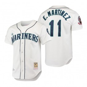 Edgar Martinez Seattle Mariners White Cooperstown Collection 1995 Home Jersey