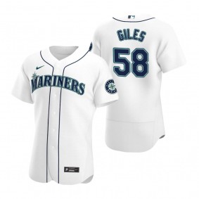 Men's Seattle Mariners Ken Giles Nike White Authentic Home Jersey