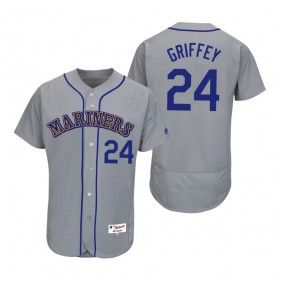 Mariners Ken Griffey Jr. Gray 1989 Turn Back the Clock Authentic Jersey