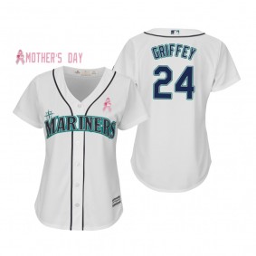 2019 Mother's Day Ken Griffey Jr. Seattle Mariners White Jersey