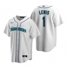 Men's Seattle Mariners Kyle Lewis Nike White Replica Home Jersey