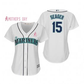 2019 Mother's Day Kyle Seager Seattle Mariners White Jersey