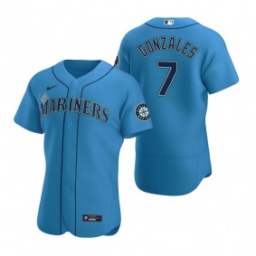 Men's Seattle Mariners Marco Gonzales Nike Royal Authentic 2020 Alternate Jersey