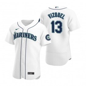 Seattle Mariners Omar Vizquel Nike White Retired Player Authentic Jersey