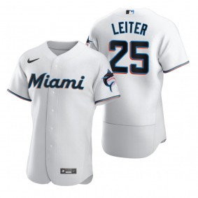 Miami Marlins Al Leiter Nike White Retired Player Authentic Jersey