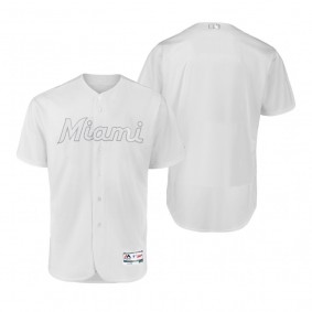 Miami Marlins White 2019 Players' Weekend Authentic Team Jersey