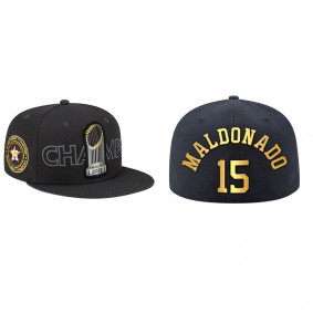 Martin Maldonado Houston Astros Black 2022 World Series Champions Hat