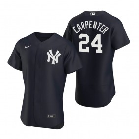 Men's New York Yankees Matt Carpenter Navy Authentic Alternate Jersey