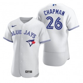 Men's Toronto Blue Jays Matt Chapman White Authentic Home Jersey