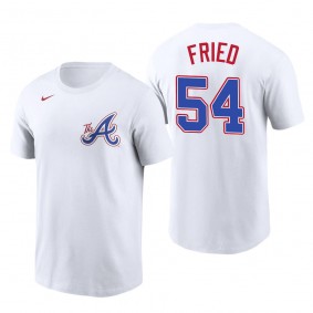 Max Fried Atlanta Braves White 2023 City Connect Name & Number T-Shirt