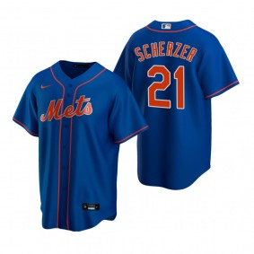 Men's New York Mets Max Scherzer Nike Royal Replica Jersey