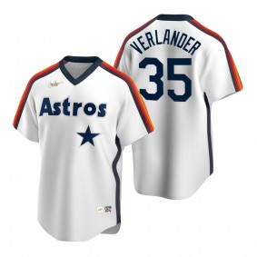 Men's Houston Astros Justin Verlander Nike White Cooperstown Collection Home Jersey